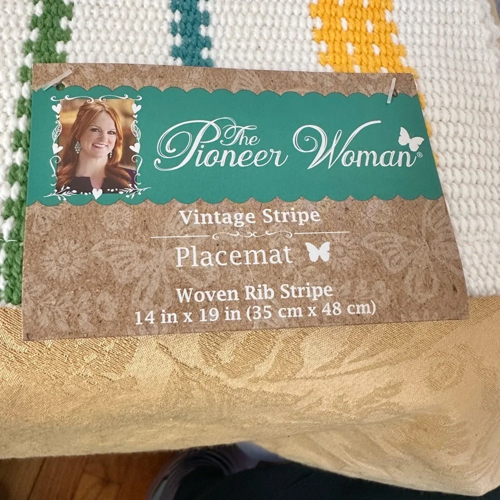 The Pioneer Woman Striped Cotton Placemats - Set of 4